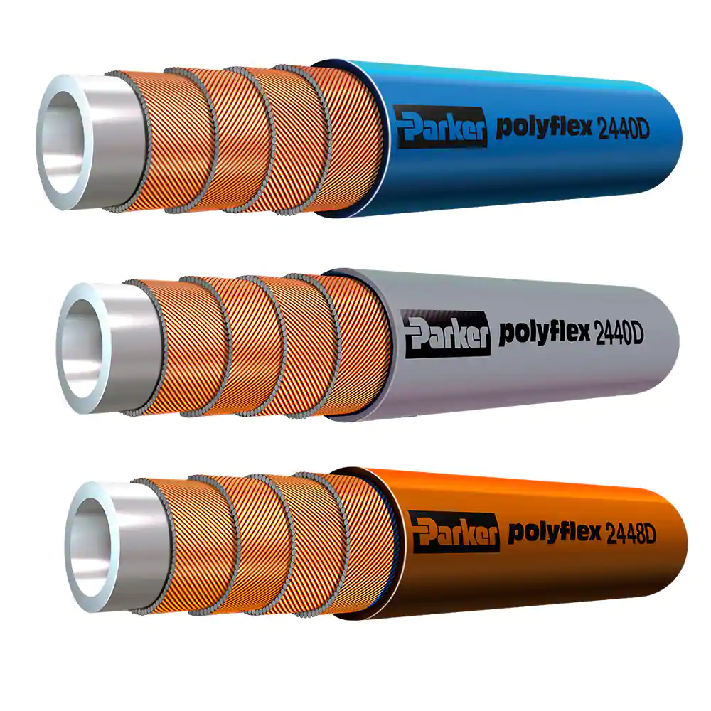 Parker耐磨外层超高压水射流软管 - 2440D/2448D